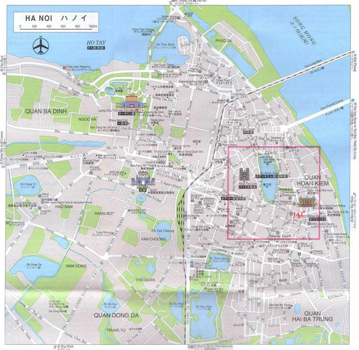 Map of gay hanoi