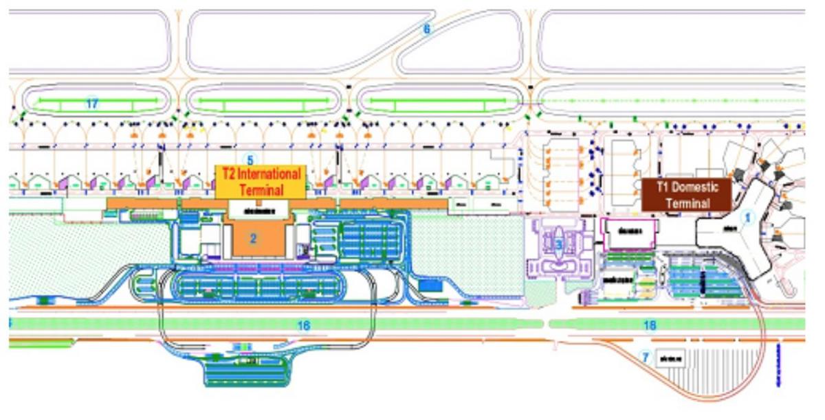 hanoi airport terminal map