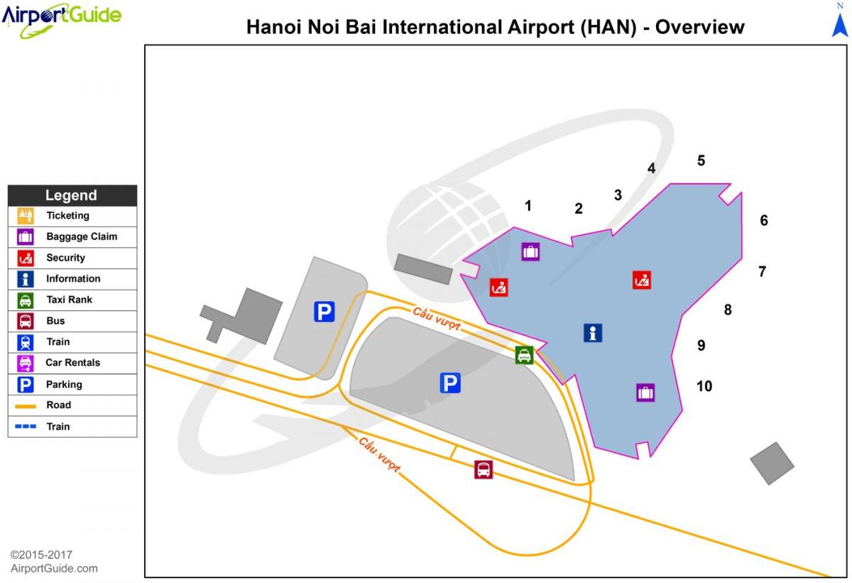 Map of noi bai