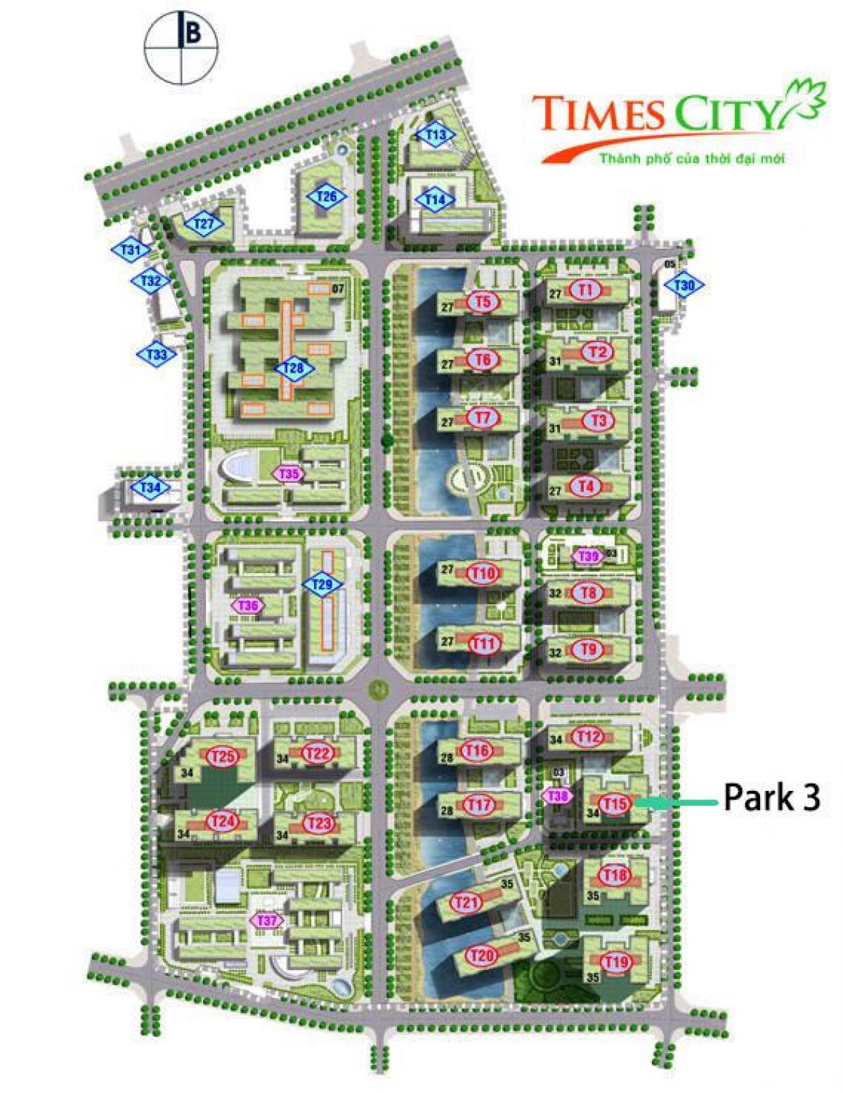 Map of times city hanoi